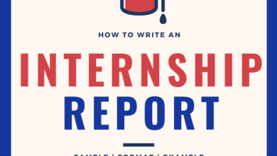 Internship Report - Internship Report sample - internship report template - How To write an internship report