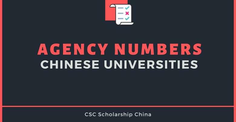 Agency Numbers of Chinese Universities
