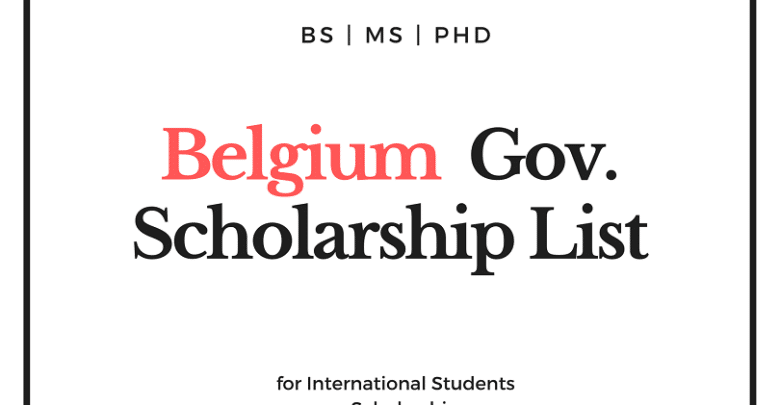 Scholarships in Belgium - Belgium Scholarships for international Students