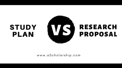 Study Plan VS Research Proposal - A brief Comparison