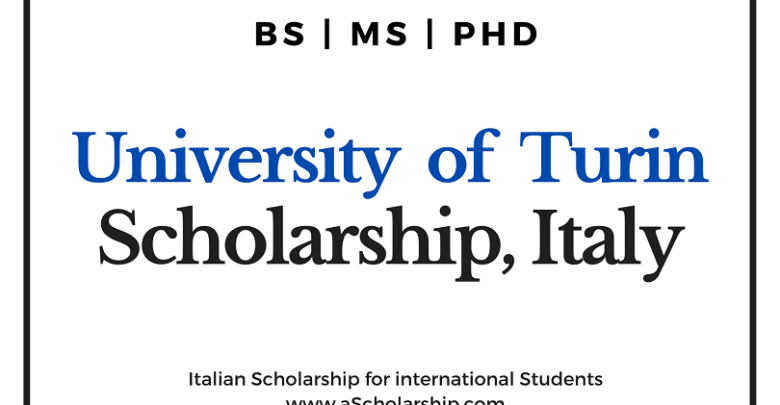 University of Turin Italy Scholarship for international Students
