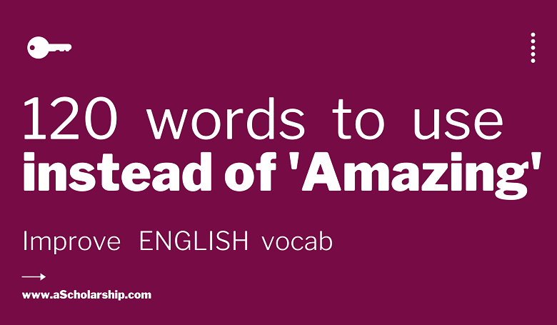 'Amazing' Word has 120 Replacements