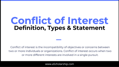 Conflict of Interest Statement, Definition, Types and Understanding
