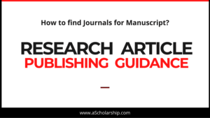 5 Steps to Publish First Research Article Manuscript in Journal How to Publish Research Paper in Academic Journal