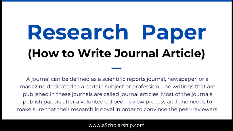 how to write a basic research paper