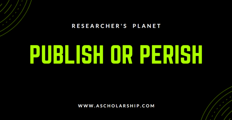 Publish or Perish: Can Publishing Save You from Perishing?