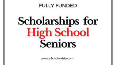 Scholarships for High School Seniors in 2022-2023 intake
