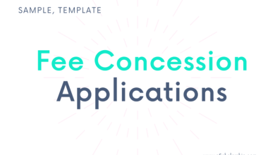 Application for Fee Concession to the Principal in English - Format, Samples, Templates, Examples of Fee Concession Application Letter written to the Principal