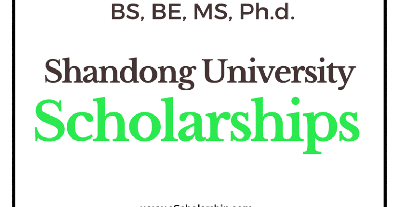 Shandong University CSC Scholarship 2022-2023