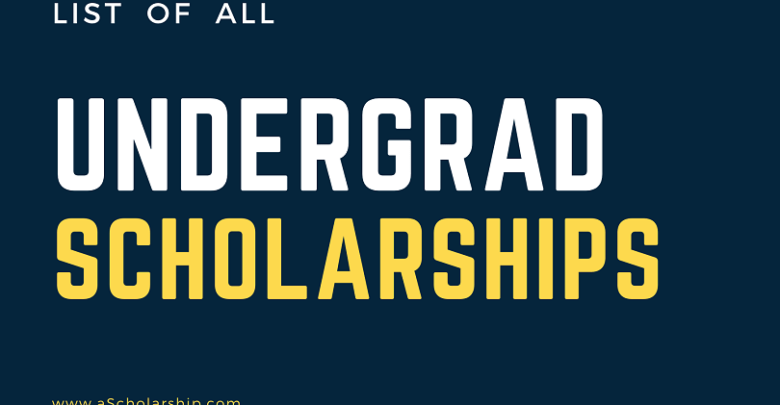 Bachelors Degrees (BA, BS, BE, BSC, BCOM) Scholarships 2023 for Undergraduate Admissions