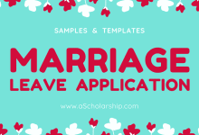 Leave Application for Attending a Wedding Ceremony [SamplesTemplates Doc file]