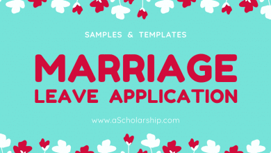 Leave Application for Attending a Wedding Ceremony [SamplesTemplates Doc file]