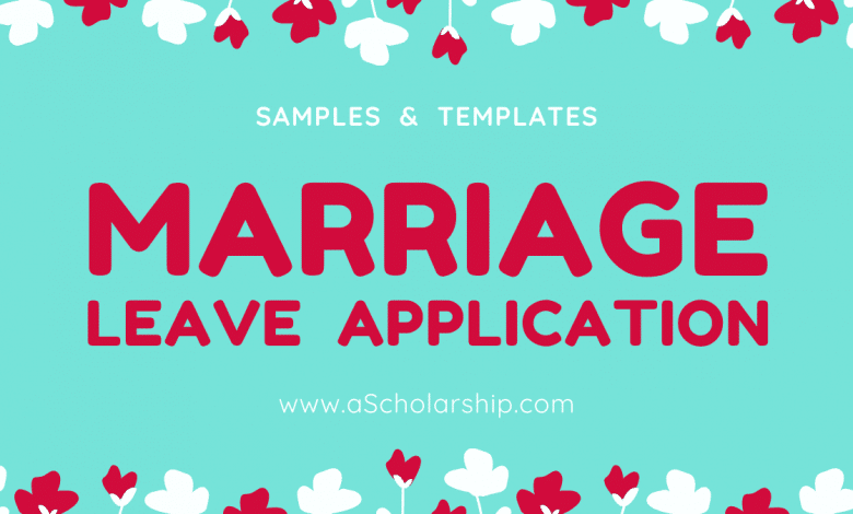 Leave Application for Attending a Wedding Ceremony [SamplesTemplates Doc file]
