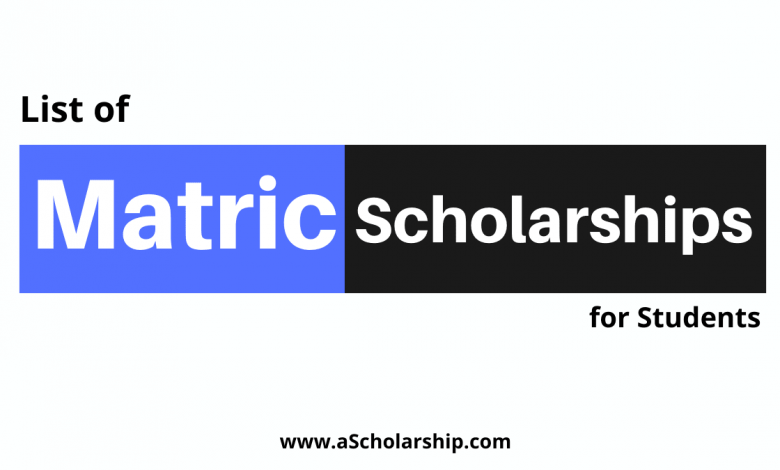 Matric and High School Scholarships 2023