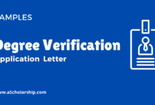Degree Verification Application Samples, Template, and Format Download