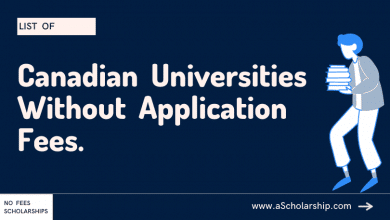 Canadian Universities Without Application Fees for admissions