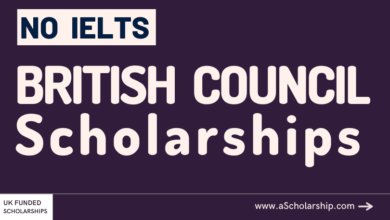 British Council Scholarships Without IELTS Requirement