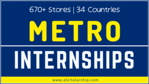 METRO Internships - Metro Cash & Carry Student Interns Program