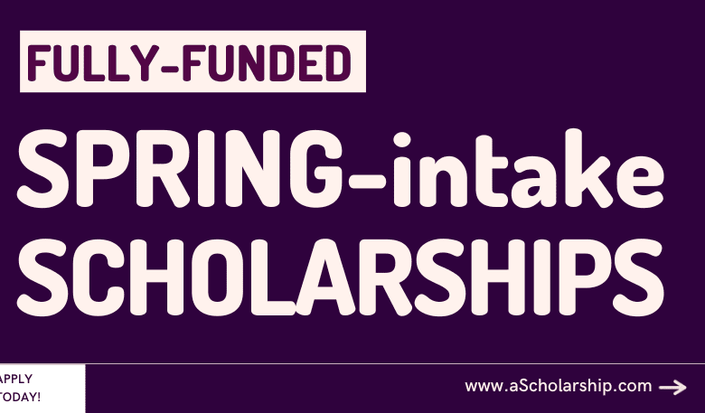 Fully-funded Scholarships 2023 Spring Intake (Globally)