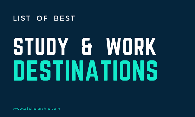 Top Study and Work Destinations for International Students in 2023